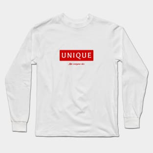 Unique - like everyone else Long Sleeve T-Shirt